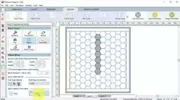Free download Modern Hexagon Quilt Design using EQ8 video and edit with RedcoolMedia movie maker MovieStudio video editor online and AudioStudio audio editor onlin