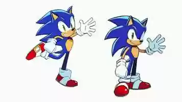 Free download Modern Sonic_Animation test Moho12 video and edit with RedcoolMedia movie maker MovieStudio video editor online and AudioStudio audio editor onlin