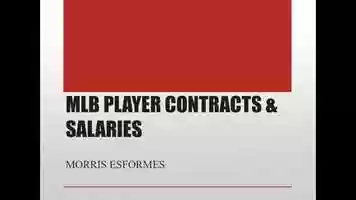 Free download Morris Esformes Discusses MLB Contracts and Salaries video and edit with RedcoolMedia movie maker MovieStudio video editor online and AudioStudio audio editor onlin