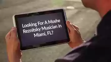 Free download Moshe Reznitsky Musician in Miami FL.mp4 video and edit with RedcoolMedia movie maker MovieStudio video editor online and AudioStudio audio editor onlin