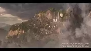 Free download Mountain Village 3D environment/ matte painting video and edit with RedcoolMedia movie maker MovieStudio video editor online and AudioStudio audio editor onlin