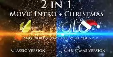 Free download Movie Intro + Christmas Intro Project - 2 in 1 | After Effects Project Files - Videohive template video and edit with RedcoolMedia movie maker MovieStudio video editor online and AudioStudio audio editor onlin