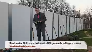 Free download MPH ground-breaking ceremony at Thorpe House School video and edit with RedcoolMedia movie maker MovieStudio video editor online and AudioStudio audio editor onlin