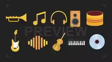 Free download Music Animated Icons Pack Stock Motion Graphics video and edit with RedcoolMedia movie maker MovieStudio video editor online and AudioStudio audio editor onlin