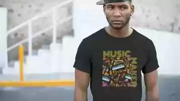 Free download Music Maker Mens Premium T-Shirt video and edit with RedcoolMedia movie maker MovieStudio video editor online and AudioStudio audio editor onlin