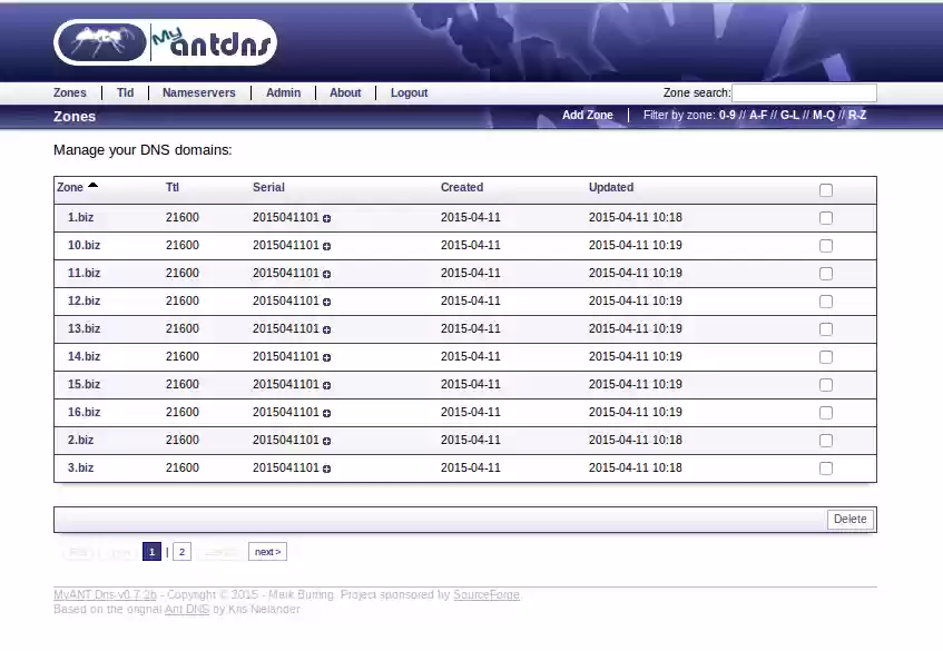 Download web tool or web app MyANT DNS Download web tool or web app MyANT DNS
