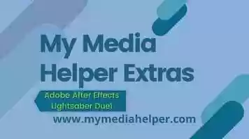 Free download My Media Helper Extras - Adobe After Effects Star Wars Lightsaber Duel - Dark Side vs. Light Side.mp4 video and edit with RedcoolMedia movie maker MovieStudio video editor online and AudioStudio audio editor onlin