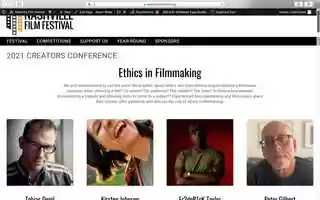 Free download Nashville Film Festival Creators Conference Page video and edit with RedcoolMedia movie maker MovieStudio video editor online and AudioStudio audio editor onlin