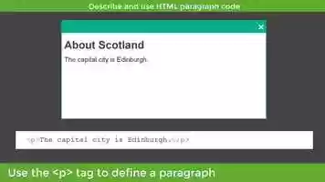 Free download National 5 Computing Science: Describe and use HTML paragraph code video and edit with RedcoolMedia movie maker MovieStudio video editor online and AudioStudio audio editor onlin