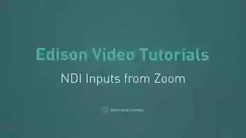 Free download NDI Inputs from Zoom video and edit with RedcoolMedia movie maker MovieStudio video editor online and AudioStudio audio editor onlin