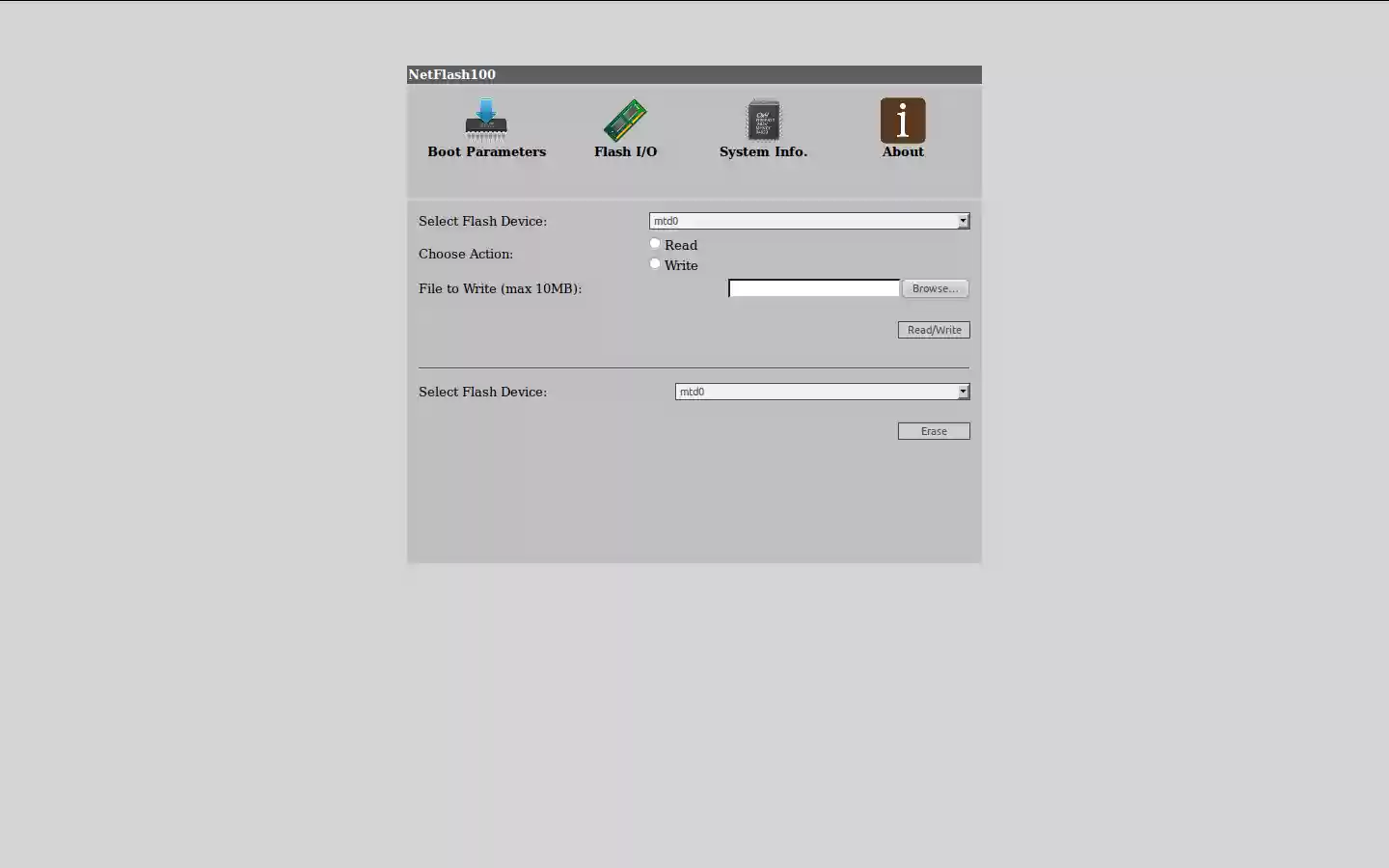 Download web tool or web app NetFlash100 Download web tool or web app NetFlash100