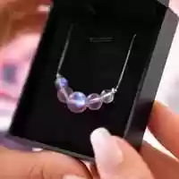 Free download NOGU Lavender | .925 Sterling Silver | Mermaid Glass Infinity Clasp Necklace video and edit with RedcoolMedia movie maker MovieStudio video editor online and AudioStudio audio editor onlin
