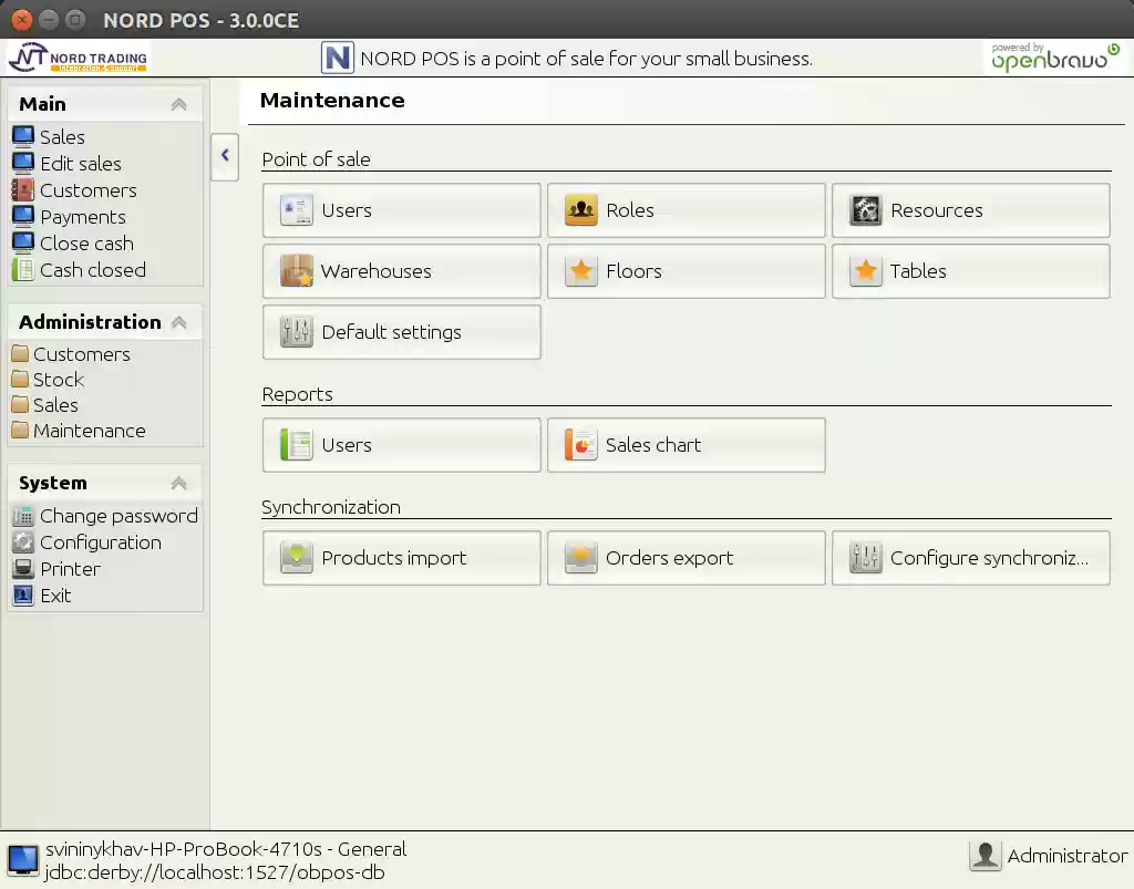 Download web tool or web app NORD POS Download web tool or web app NORD POS