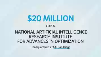 Free download NSF Invests $20M in UC San Diego AI Optimization Research Institute video and edit with RedcoolMedia movie maker MovieStudio video editor online and AudioStudio audio editor onlin
