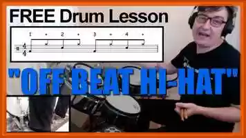 Free download ★ Off Beat Hi-Hat ★ FREE Video Drum Lesson | How To Play DRUM BEAT video and edit with RedcoolMedia movie maker MovieStudio video editor online and AudioStudio audio editor onlin