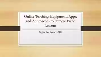Free download Online Teaching: Equipment, Apps, and Approaches to Remote Piano Lessons video and edit with RedcoolMedia movie maker MovieStudio video editor online and AudioStudio audio editor onlin