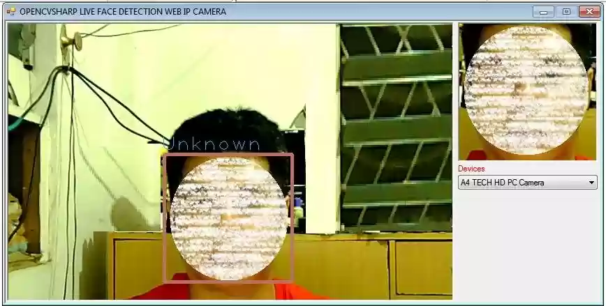 Download web tool or web app OpenCvSharp Live Face Detect