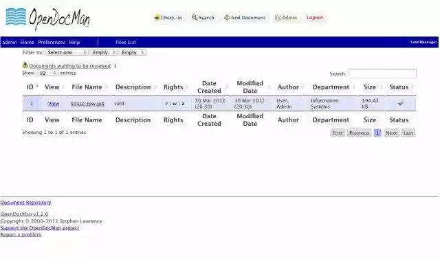 Download web tool or web app OpenDocMan Download web tool or web app OpenDocMan