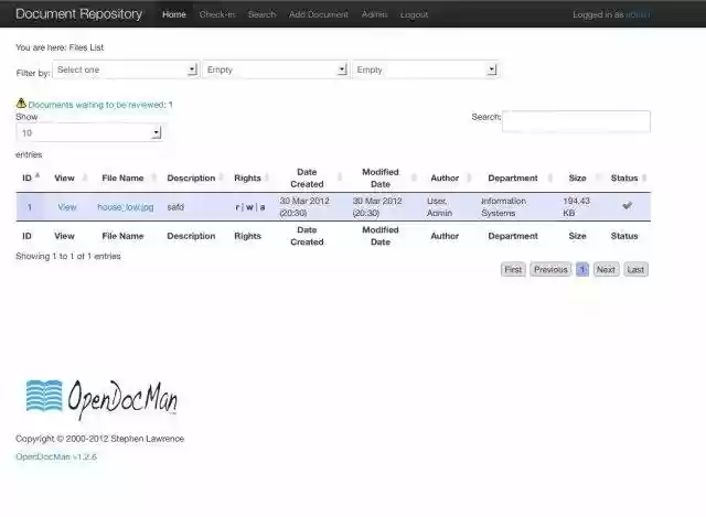Download web tool or web app OpenDocMan Download web tool or web app OpenDocMan