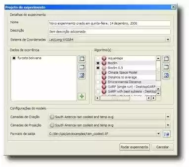 Download web tool or web app openModeller Download web tool or web app openModeller