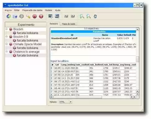 Download web tool or web app openModeller Download web tool or web app openModeller