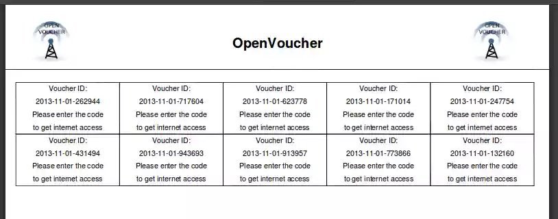 Download web tool or web app OpenVoucher