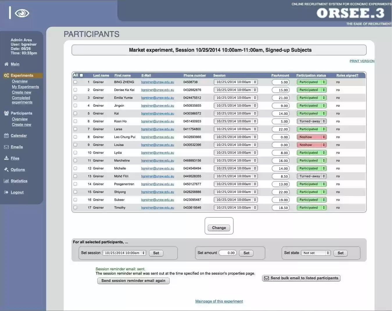 Download web tool or web app ORSEE Download web tool or web app ORSEE