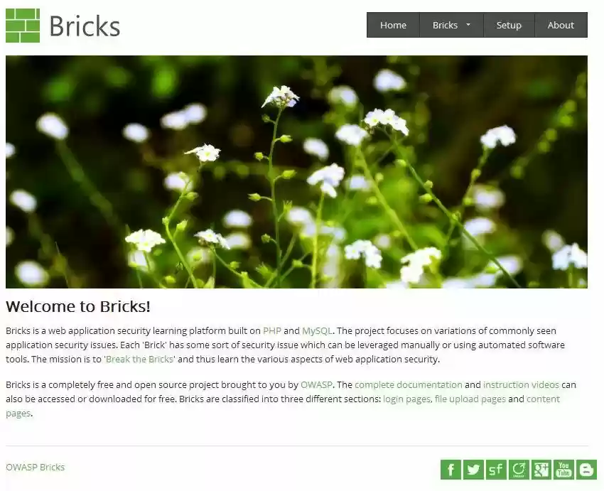 Download web tool or web app OWASP Bricks Download web tool or web app OWASP Bricks