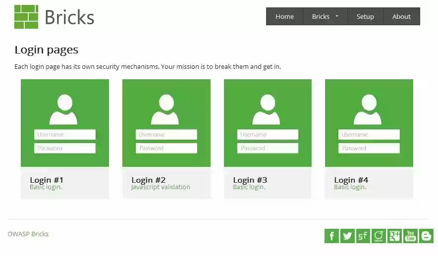 Download web tool or web app OWASP Bricks Download web tool or web app OWASP Bricks