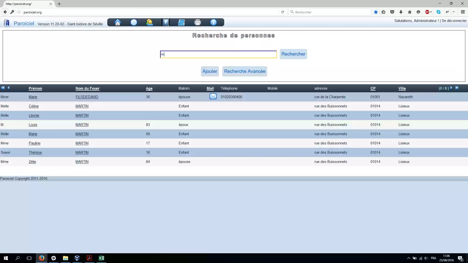 Download web tool or web app Paroiciel