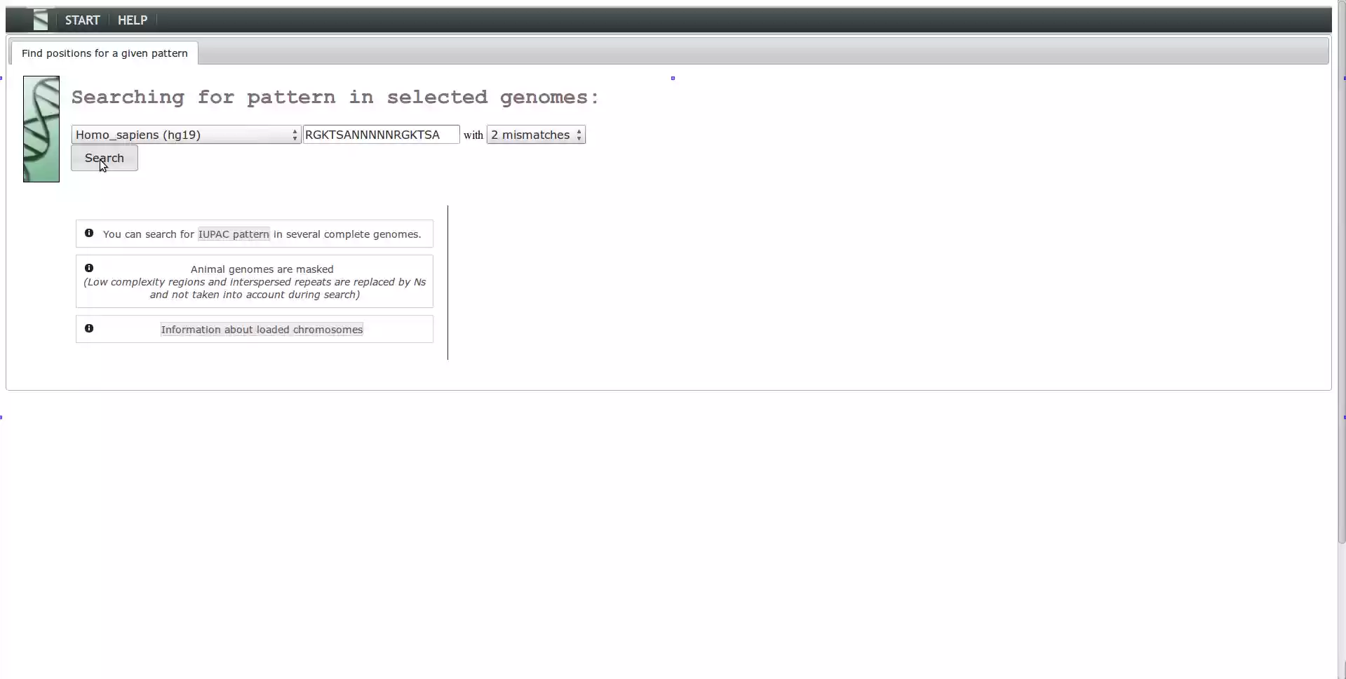 Download web tool or web app PARSEC - PAtteRn SEarch / Context