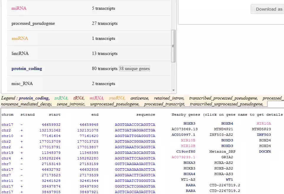 Download web tool or web app PARSEC - PAtteRn SEarch / Context