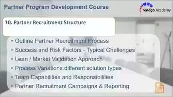 Free download Partner Program Development Course Agenda - Module 10 - Partner Recruitment video and edit with RedcoolMedia movie maker MovieStudio video editor online and AudioStudio audio editor onlin