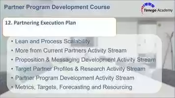 Free download Partner Program Development Course Agenda Module 12 - Partnering Execution Plan video and edit with RedcoolMedia movie maker MovieStudio video editor online and AudioStudio audio editor onlin