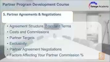 Free download Partner Program Development Course -  Agenda Module 5 - Partner Agreements video and edit with RedcoolMedia movie maker MovieStudio video editor online and AudioStudio audio editor onlin