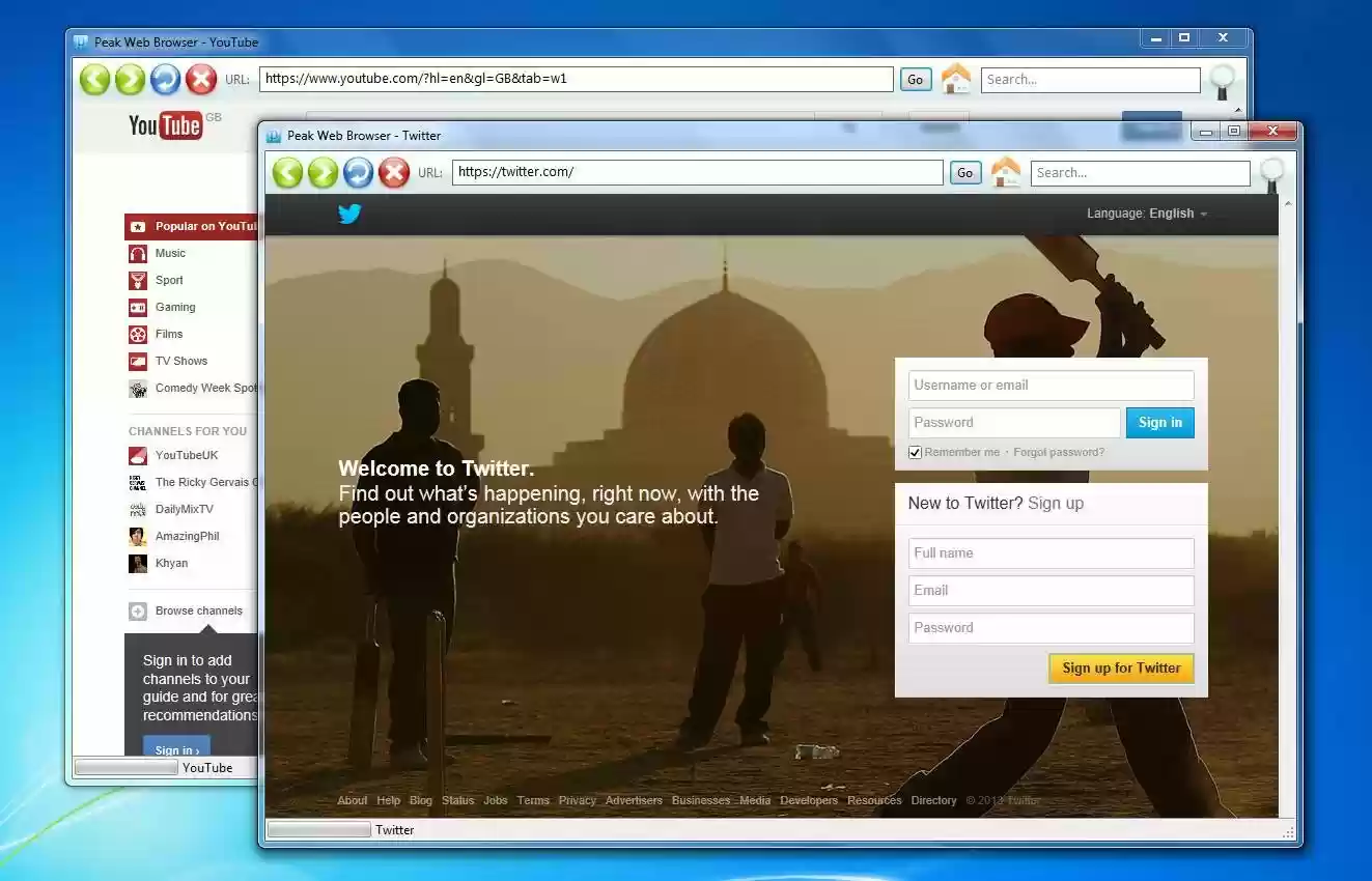 Peak Web Browser