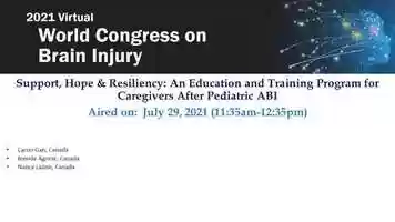 Free download PEDIATRIC-  Support, Hope  Resiliency An Education and Training Program for Caregivers After Pediatric ABI video and edit with RedcoolMedia movie maker MovieStudio video editor online and AudioStudio audio editor onlin