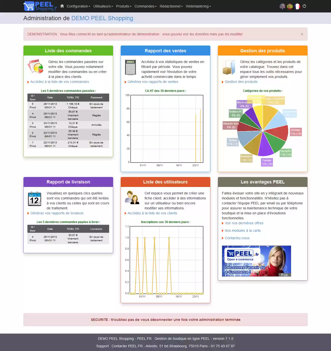 Download web tool or web app PEEL Shopping : eCommerce shopping cart Download web tool or web app PEEL Shopping : eCommerce shopping cart