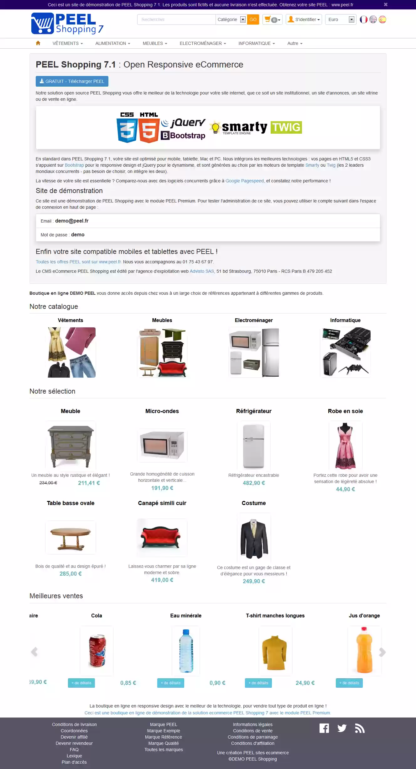 Download web tool or web app PEEL Shopping : eCommerce shopping cart Download web tool or web app PEEL Shopping : eCommerce shopping cart