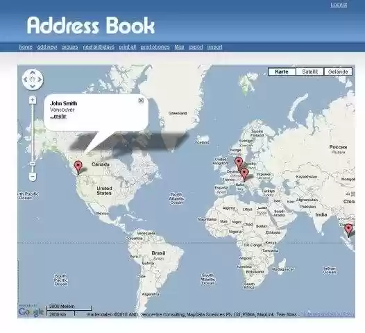 Download web tool or web app PHP Address Book Download web tool or web app PHP Address Book