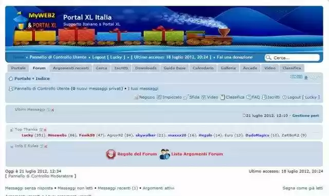 Download web tool or web app phpBB3.0.x Portal XL 5.0 italian Download web tool or web app phpBB3.0.x Portal XL 5.0 italian