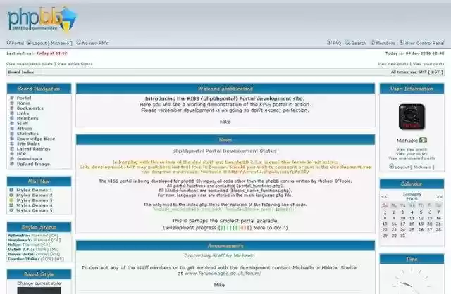 Download web tool or web app phpbb3portal (Stargate Portal)