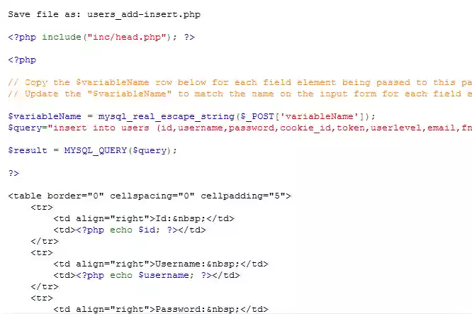 Download web tool or web app phpCodeGenie Reloaded