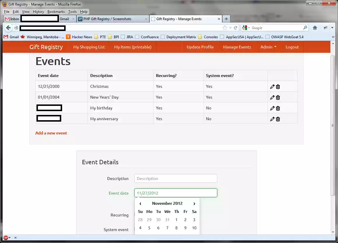 Download web tool or web app PHP Gift Registry Download web tool or web app PHP Gift Registry