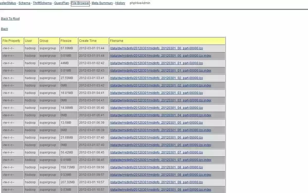 Download web tool or web app phphiveadmin