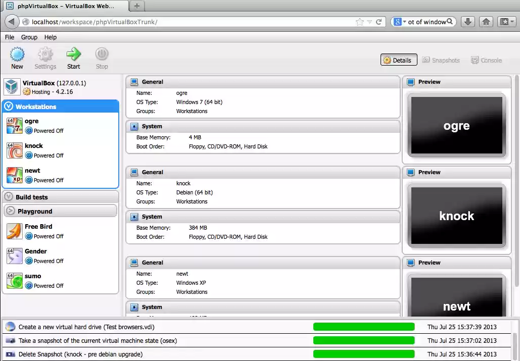 Download web tool or web app phpVirtualBox Download web tool or web app phpVirtualBox