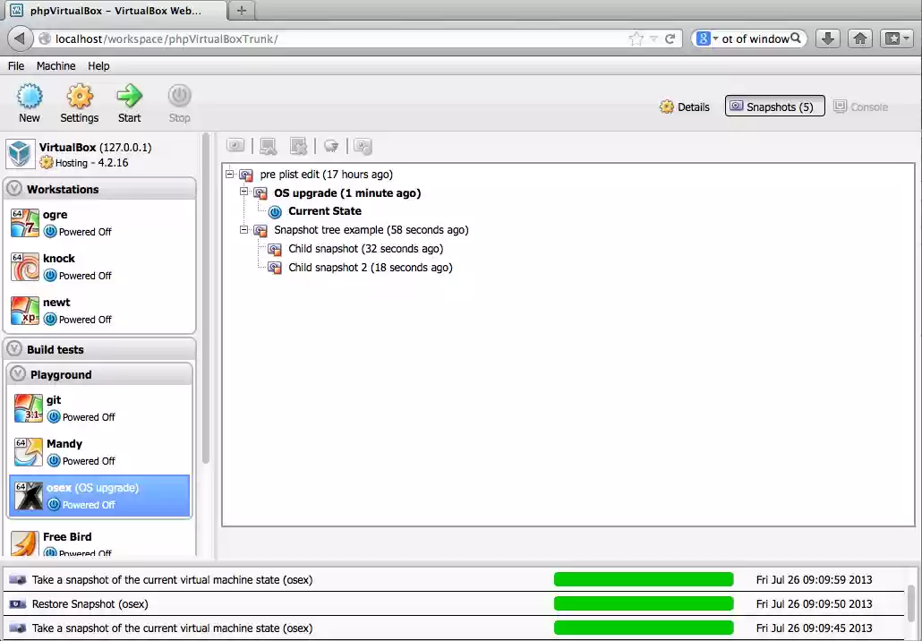 Download web tool or web app phpVirtualBox Download web tool or web app phpVirtualBox
