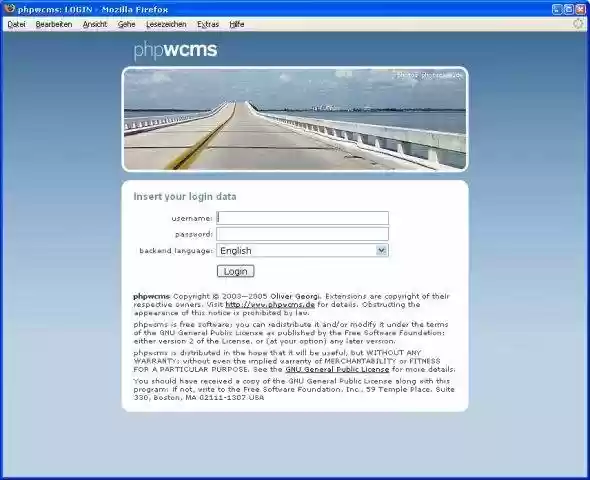Download web tool or web app phpwcms