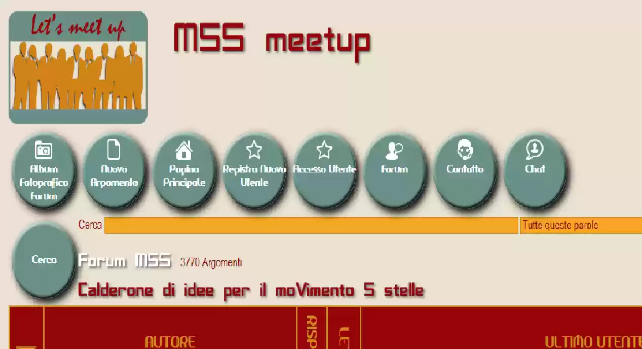 Download web tool or web app Piattaforma M5S