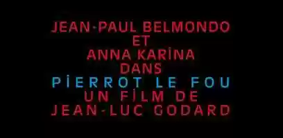 Free download Pierrot le Fou 1965 Jean-Luc Godard trailer video and edit with RedcoolMedia movie maker MovieStudio video editor online and AudioStudio audio editor onlin